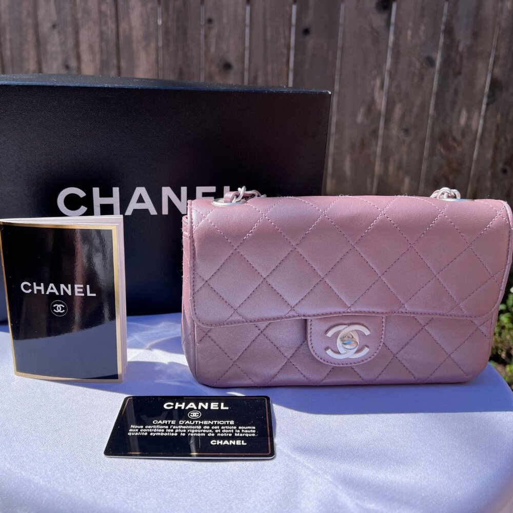 Chanel Classic Iridescent Lilac - Rare Find!